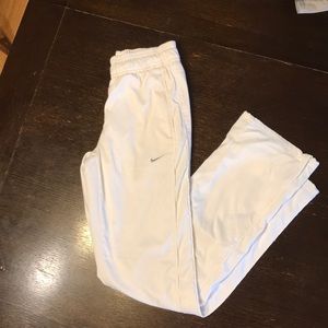White nike tennis pants.